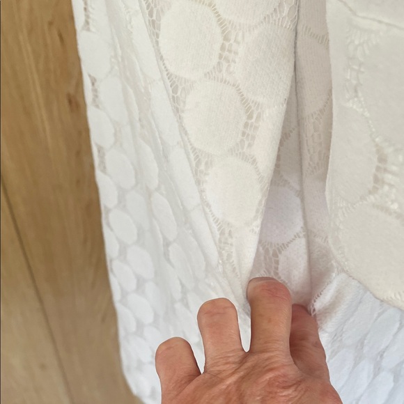 Adrianna Papell White Textured Dress - Picture 3 of 9